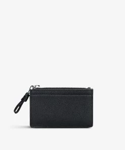 CLAUDIE PIERLOT Small Zipped Leather Wallet For Womens Noir / Gris