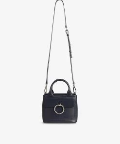 CLAUDIE PIERLOT Anouk Mini Leather Crossbody Bag For Womens Bruns