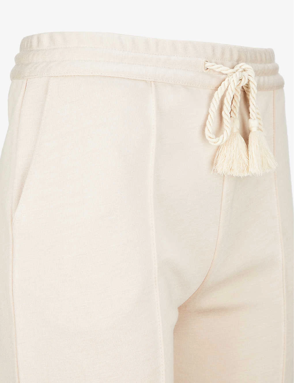 CLAUDIE PIERLOT Toudouce Wide-leg High-rise Stretch-woven Trousers For Womens Naturels - Image 3