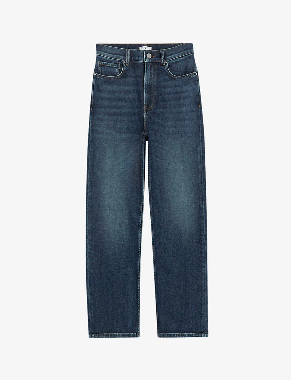 CLAUDIE PIERLOT Paquito Straight-leg High-rise Cropped Denim Jeans For Womens Denim - Jean