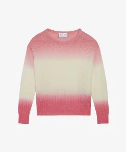 CLAUDIE PIERLOT Madisona Ombré-effect Knitted Jumper For Womens Divers