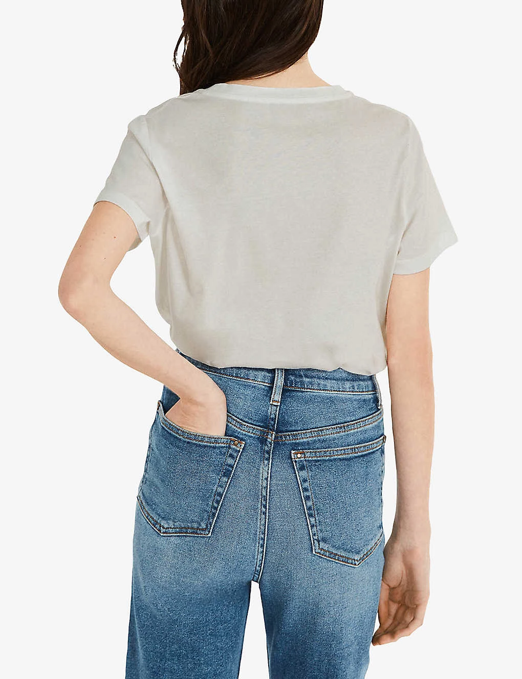 CLAUDIE PIERLOT Sweethearts Graphic-print Organic-cotton T-shirt For Womens Naturels - Image 4